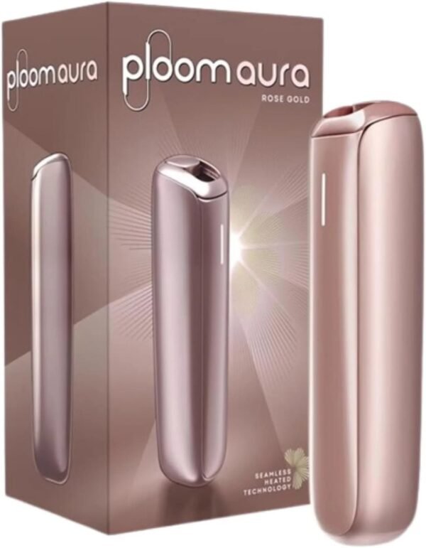 Ploom Aura 黑色|玫瑰 套裝｜SMART HEATFLOW 智慧熱流技術｜四種加熱模式｜Ploom X 專用主機